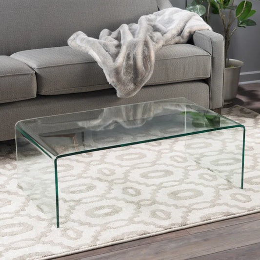Ashlan Glass Top Single Coffee Table