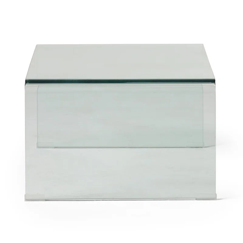 Ashlan Glass Top Single Coffee Table