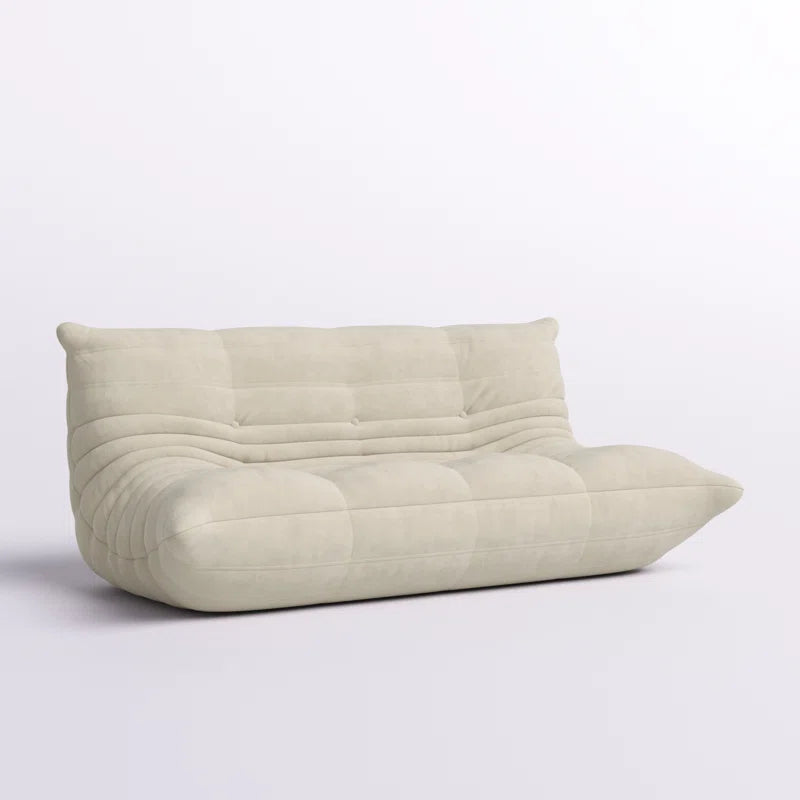 Armless Bean Bag Chair 3-Seat Togo Soft Armless Fireside Chair
