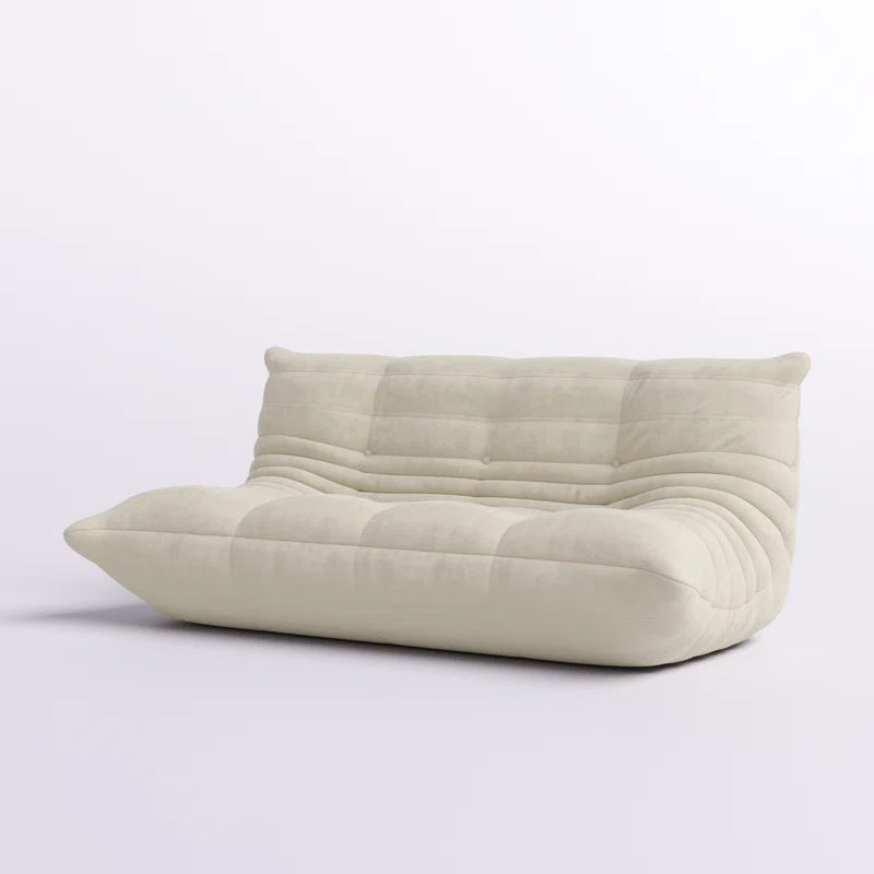 Armless Bean Bag Chair 3-Seat Togo Soft Armless Fireside Chair