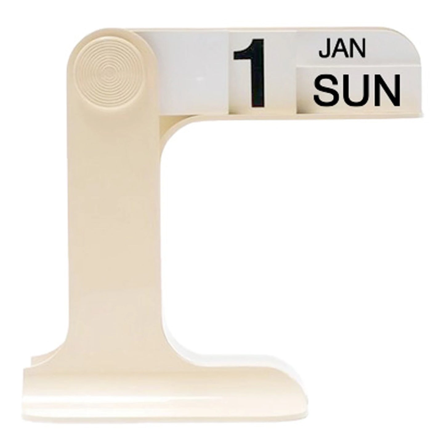 Timeless Form: Minimalist Perpetual Desktop Calendar
