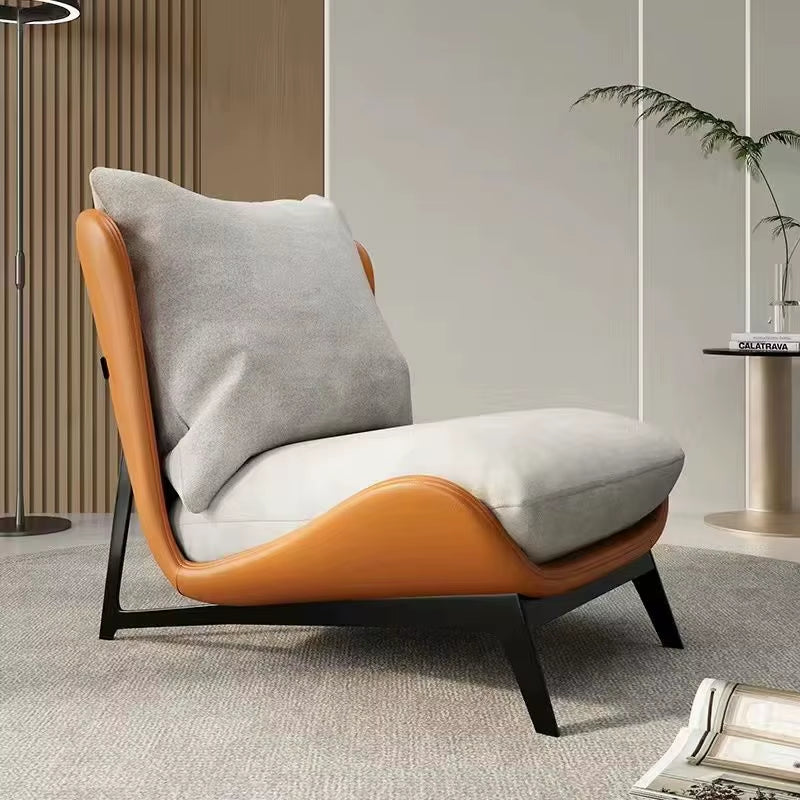 XD Balcony Leisure Chair Simple Single Sofa Living Room Leisure Lounge Chair Lazy Sofa Chair Living Leisure Chair Reading Chair