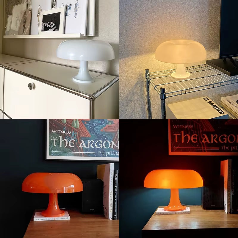 Mushroom Table Lamp Hotel Bedroom Lighting Desk Lamp Bedside Lamps Decoration Lighting Lamp Modern Minimalist Desk Light