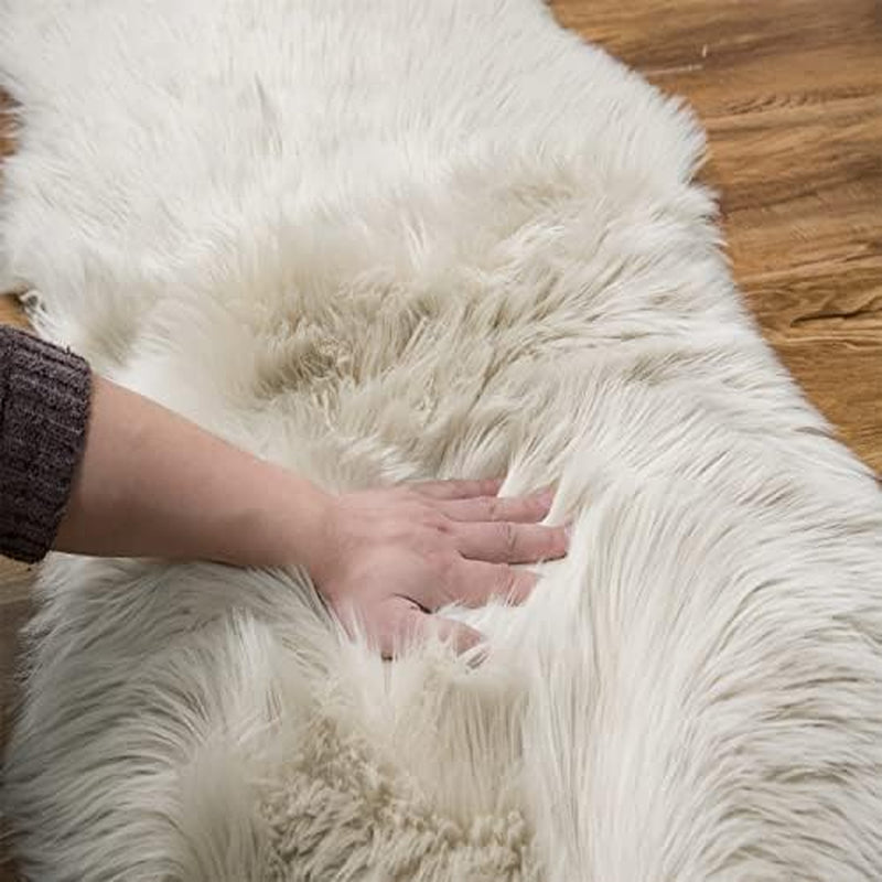 "Élise Luxe Faux Fur Rug & Chair Cover – Parisian Elegance Collection"