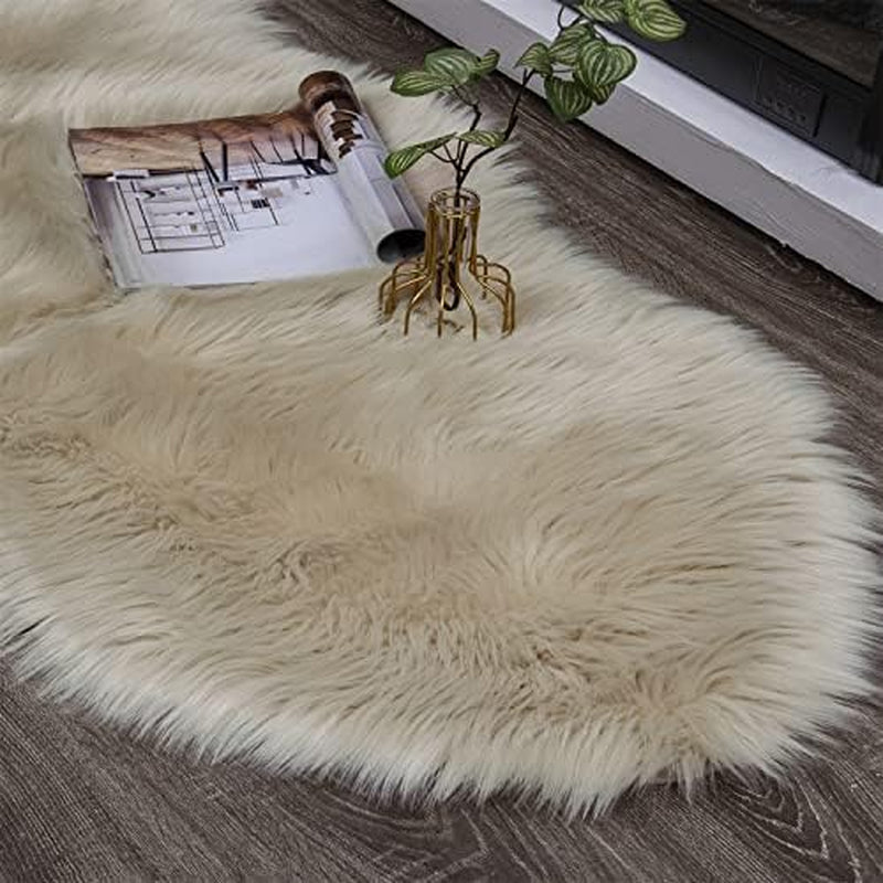 "Élise Luxe Faux Fur Rug & Chair Cover – Parisian Elegance Collection"