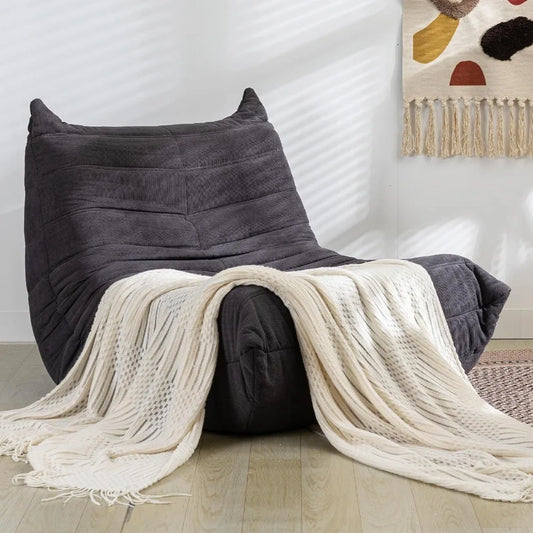 Bean Bag Chair Giant Bean Bag Chairs for Adults, Comfy Big Bean Bag Chairs with Memory Foam, Corduroy Stuff Floor Cushion Sofa
