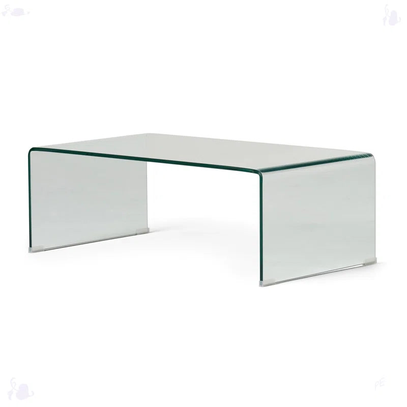 Ashlan Glass Top Single Coffee Table