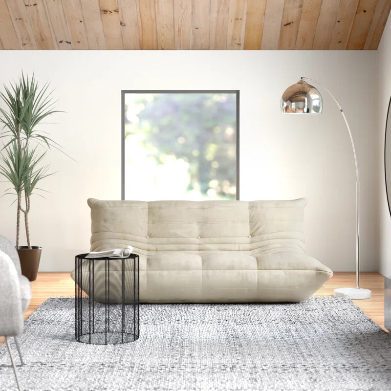 Armless Bean Bag Chair 3-Seat Togo Soft Armless Fireside Chair